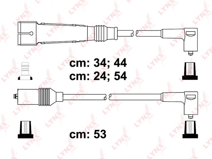 LYNXauto SPC8004 Ignition cable kit SPC8004