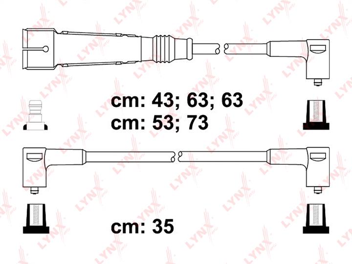 LYNXauto SPC8005 Ignition cable kit SPC8005