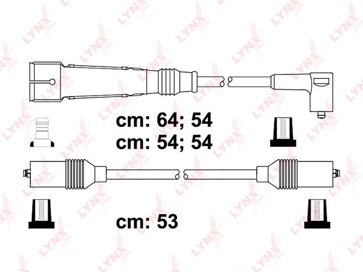 LYNXauto SPC8007 Ignition cable kit SPC8007