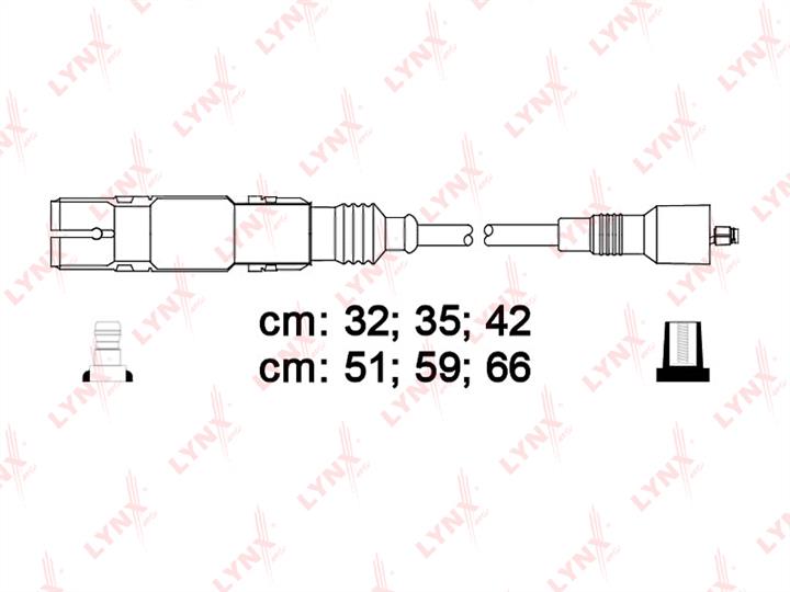 LYNXauto SPC8012 Ignition cable kit SPC8012