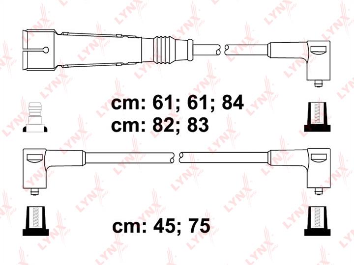 LYNXauto SPC8014 Ignition cable kit SPC8014