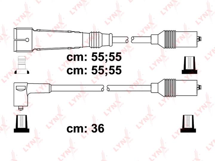 LYNXauto SPC8017 Ignition cable kit SPC8017