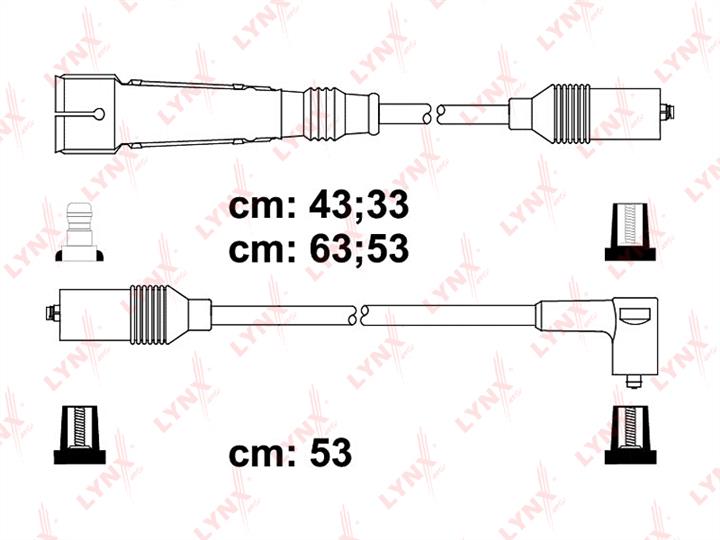 LYNXauto SPC8022 Ignition cable kit SPC8022
