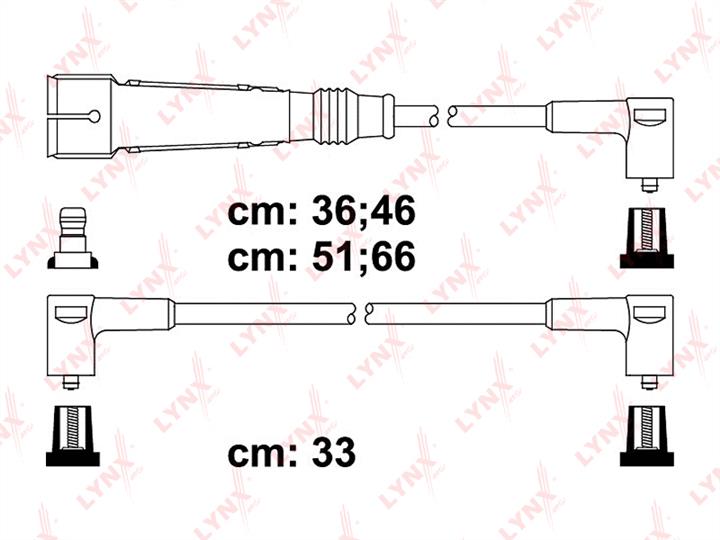 LYNXauto SPC8027 Ignition cable kit SPC8027