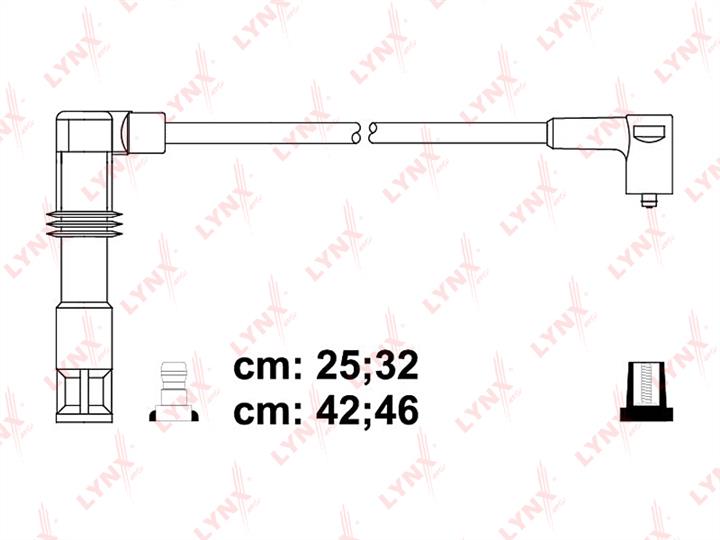 LYNXauto SPC8028 Ignition cable kit SPC8028