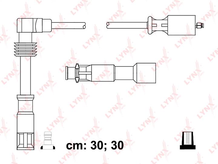 LYNXauto SPC8030 Ignition cable kit SPC8030