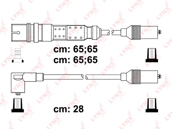 LYNXauto SPC8033 Ignition cable kit SPC8033