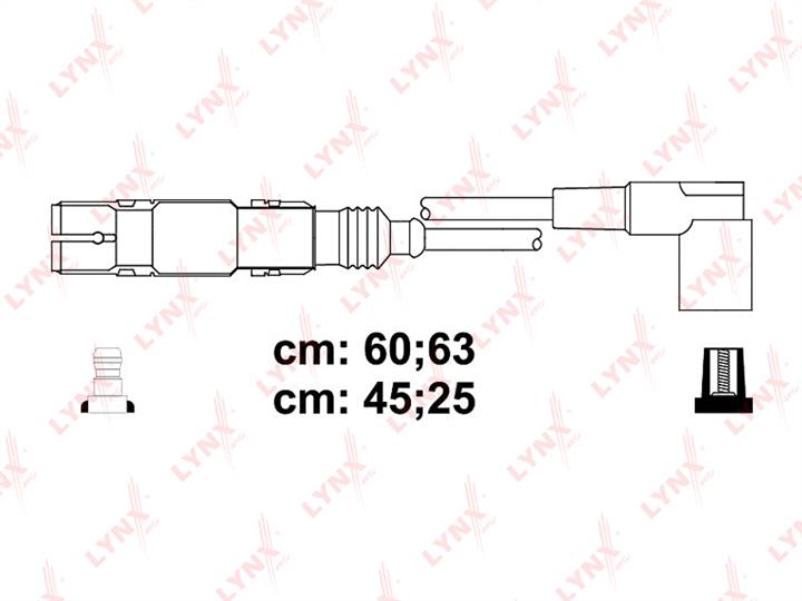 LYNXauto SPC8036 Ignition cable kit SPC8036