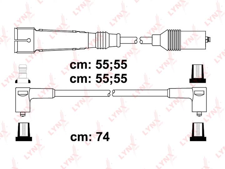 LYNXauto SPC8041 Ignition cable kit SPC8041