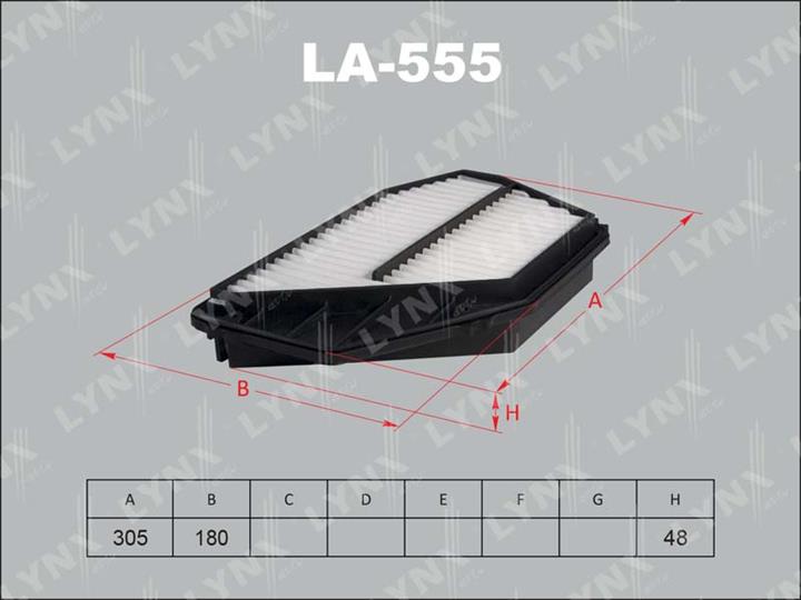 LYNXauto LA-555 Air filter LA555