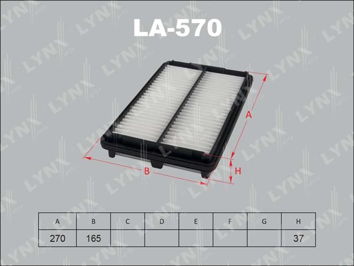 LYNXauto LA-570 Air filter LA570