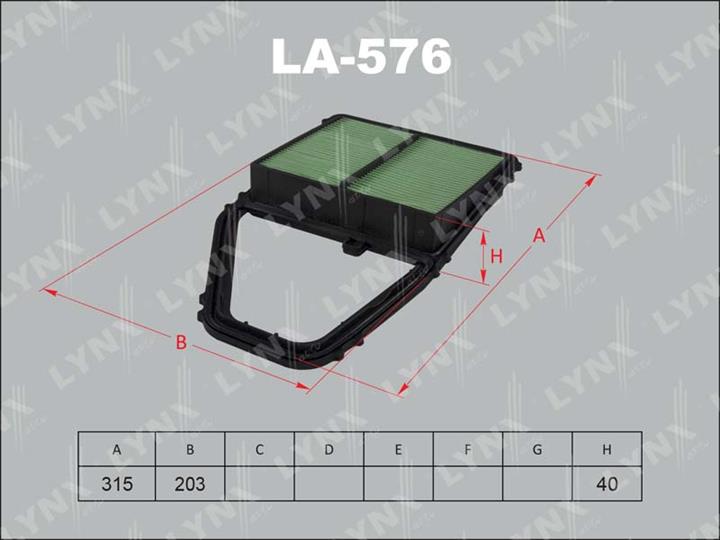 LYNXauto LA-576 Air filter LA576