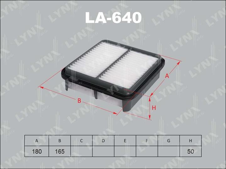 LYNXauto LA-640 Air filter LA640