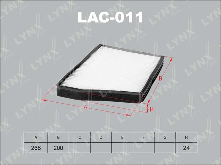 LYNXauto LAC-011 Filter, interior air LAC011