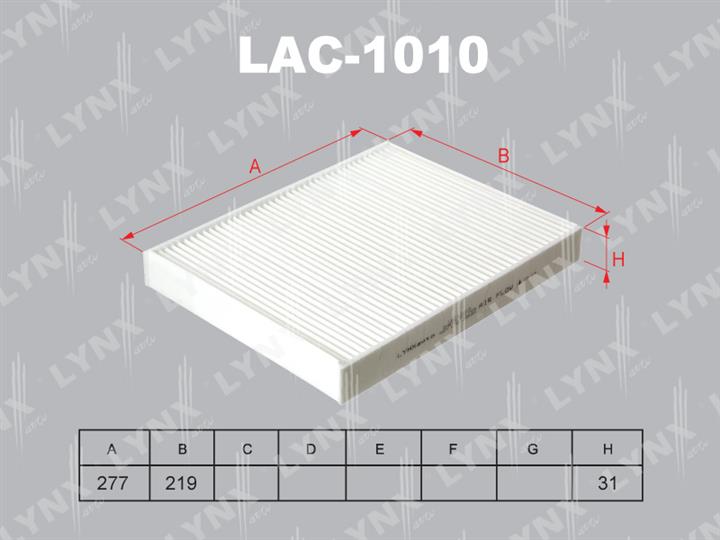 LYNXauto LAC-1010 Filter, interior air LAC1010