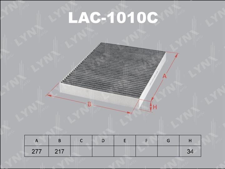 LYNXauto LAC-1010C Activated Carbon Cabin Filter LAC1010C