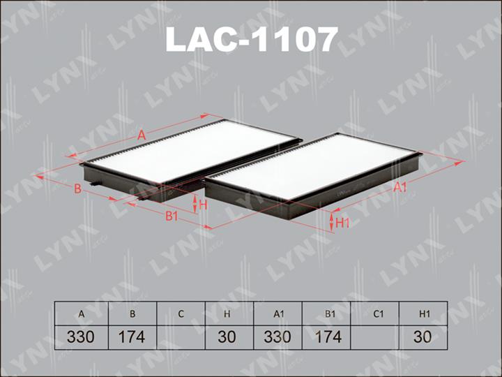 LYNXauto LAC-1107 Filter, interior air LAC1107