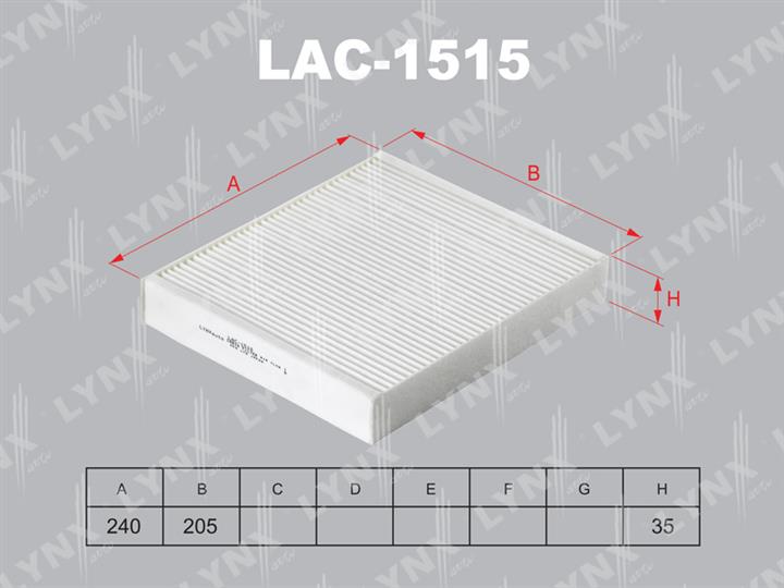 LYNXauto LAC-1515 Filter, interior air LAC1515