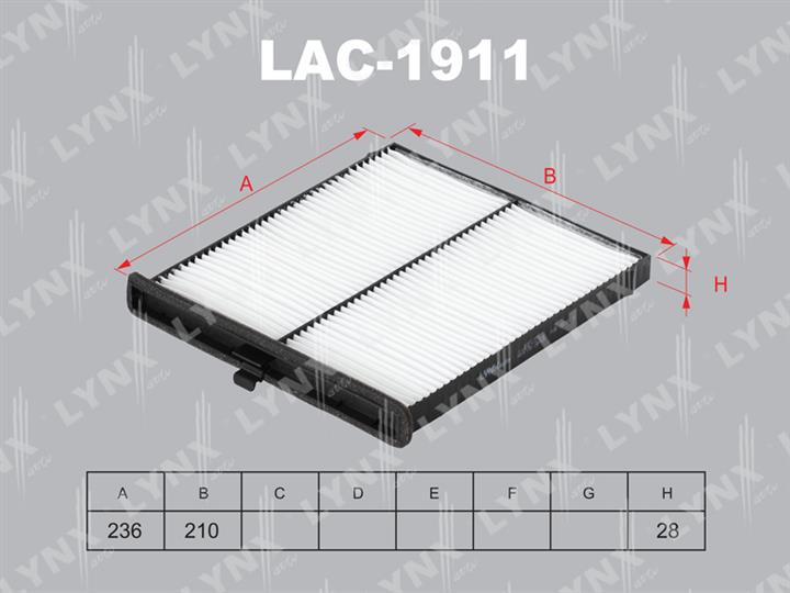 LYNXauto LAC-1911 Filter, interior air LAC1911