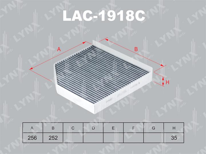 LYNXauto LAC-1918C Filter, interior air LAC1918C