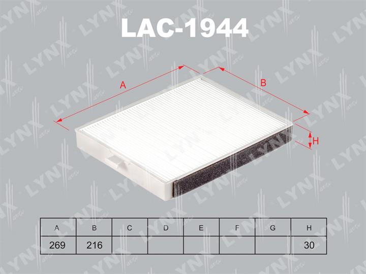LYNXauto LAC-1944 Filter, interior air LAC1944