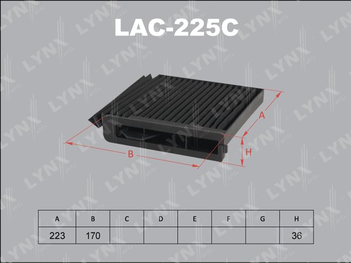 LYNXauto LAC-225C Activated Carbon Cabin Filter LAC225C