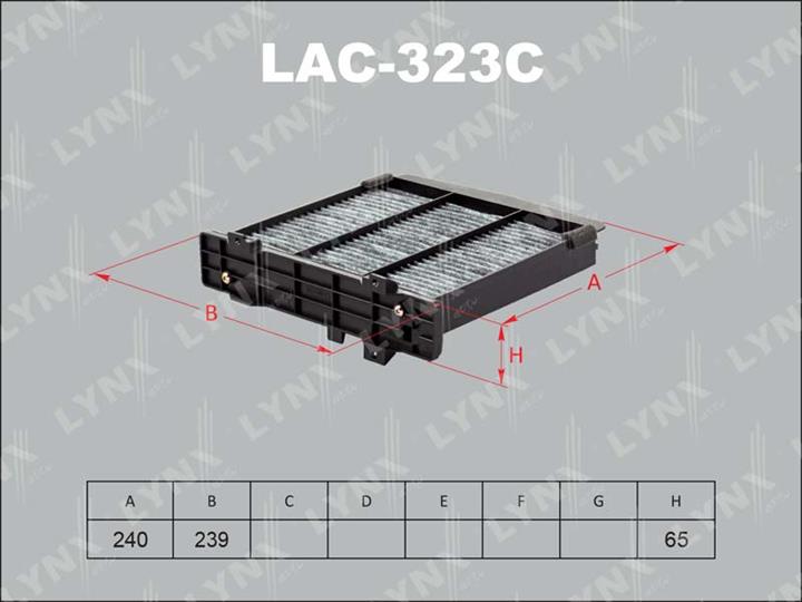 LYNXauto LAC-323C Activated Carbon Cabin Filter LAC323C