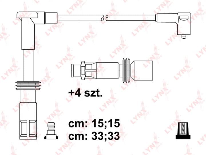 LYNXauto SPC1014 Ignition cable kit SPC1014