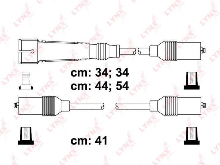 LYNXauto SPC1202 Ignition cable kit SPC1202