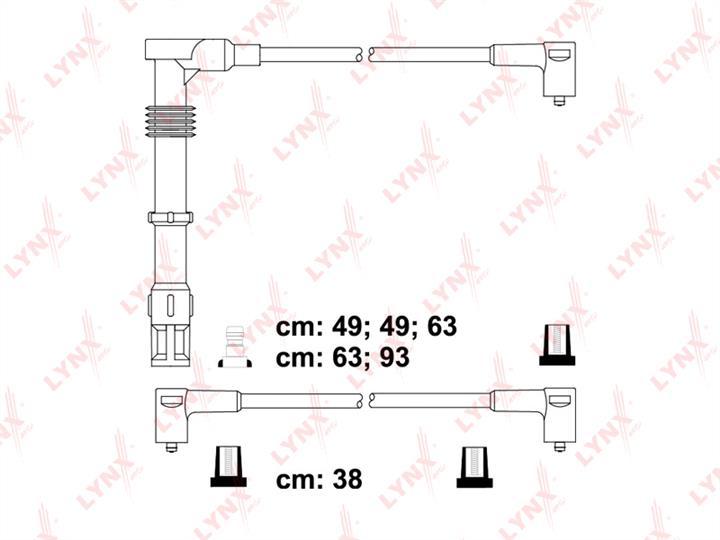 LYNXauto SPC1209 Ignition cable kit SPC1209