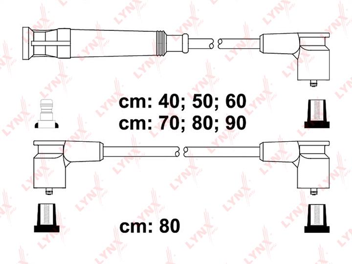 LYNXauto SPC1409 Ignition cable kit SPC1409