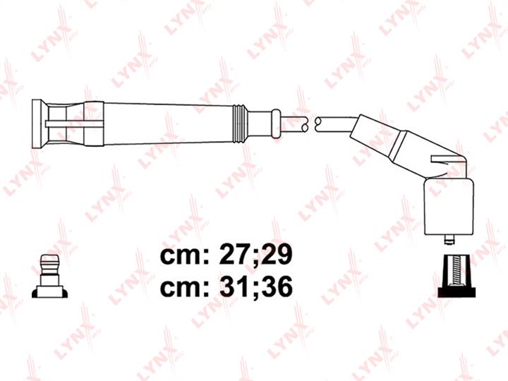 LYNXauto SPC1414 Ignition cable kit SPC1414