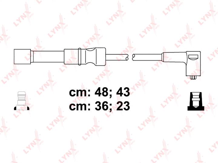 LYNXauto SPC1808 Ignition cable kit SPC1808