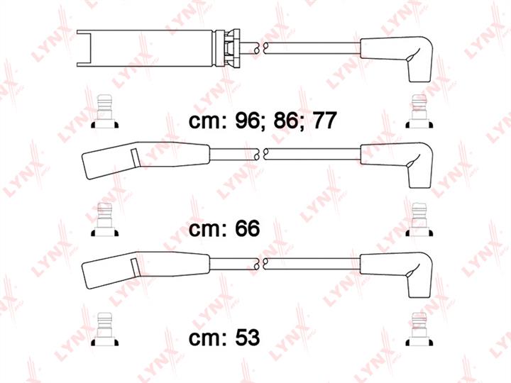 LYNXauto SPC1817 Ignition cable kit SPC1817