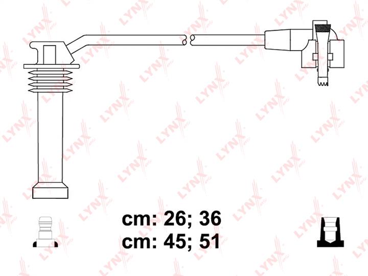 LYNXauto SPC3006 Ignition cable kit SPC3006