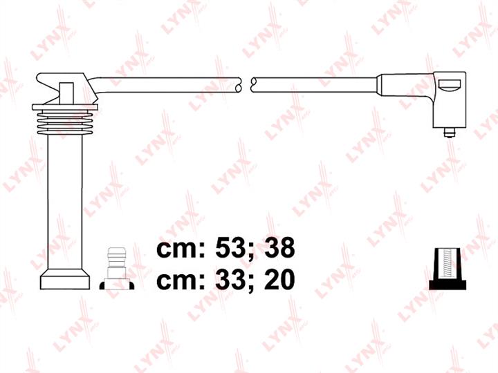 LYNXauto SPC3037 Ignition cable kit SPC3037
