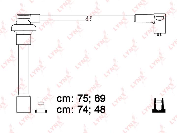 LYNXauto SPC3407 Ignition cable kit SPC3407