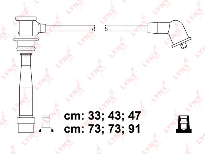 LYNXauto SPC4408 Ignition cable kit SPC4408