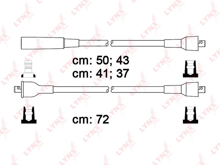 LYNXauto SPC4606 Ignition cable kit SPC4606