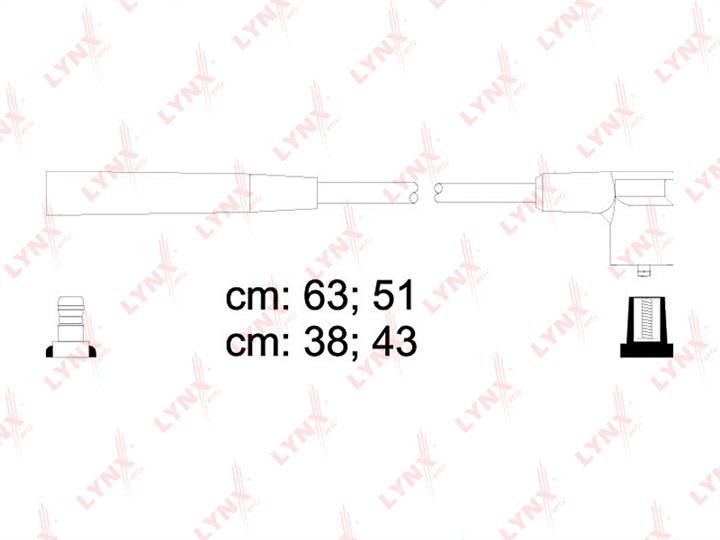 LYNXauto SPC4610 Ignition cable kit SPC4610