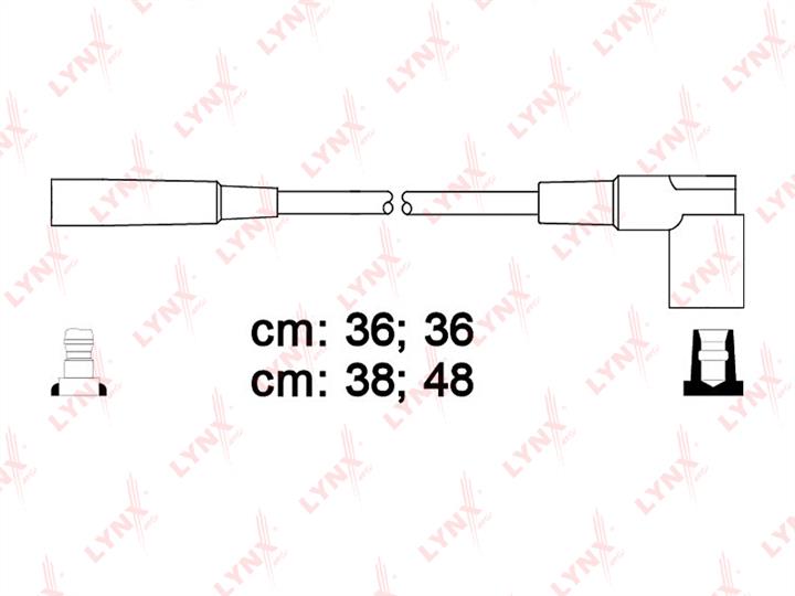 LYNXauto SPC4615 Ignition cable kit SPC4615