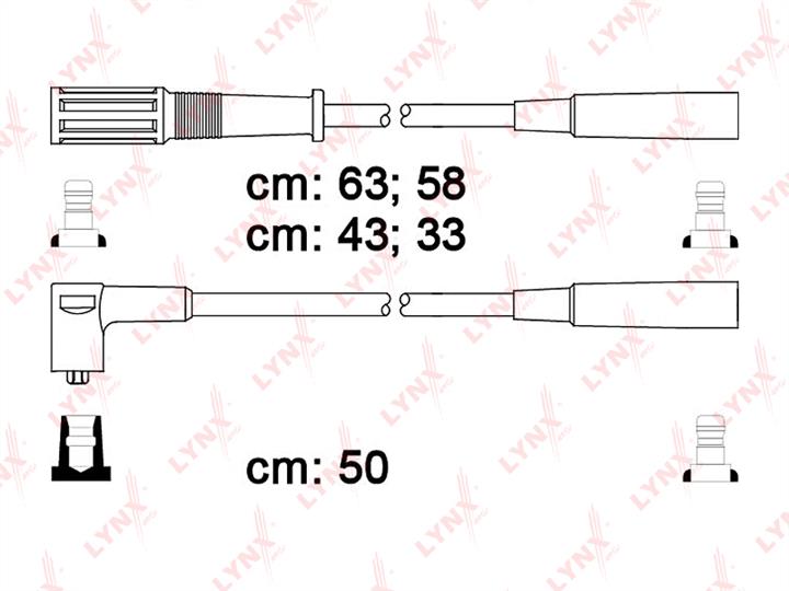 LYNXauto SPC4802 Ignition cable kit SPC4802