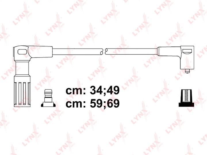LYNXauto SPC4835 Ignition cable kit SPC4835
