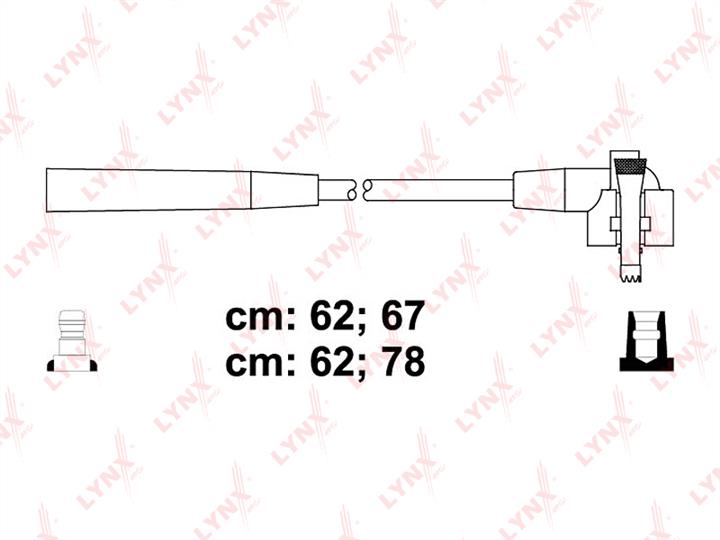 LYNXauto SPC5106 Ignition cable kit SPC5106