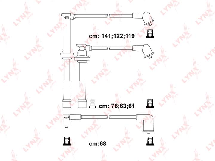 LYNXauto SPC5112 Ignition cable kit SPC5112