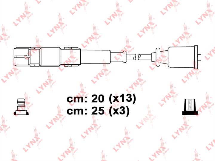 LYNXauto SPC5329 Ignition cable kit SPC5329