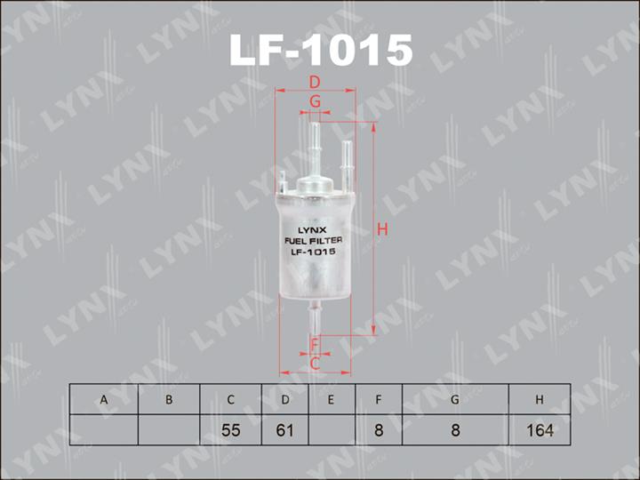 LYNXauto LF-1015 Fuel filter LF1015
