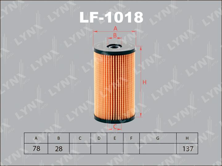 LYNXauto LF-1018 Fuel filter LF1018