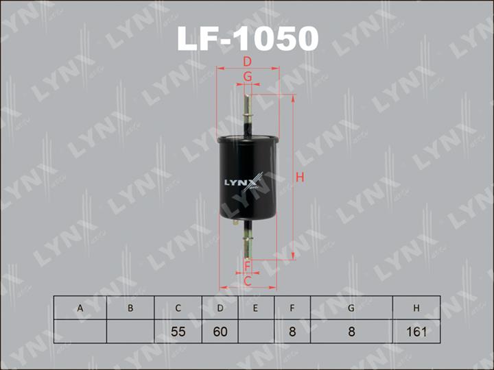 LYNXauto LF-1050 Fuel filter LF1050