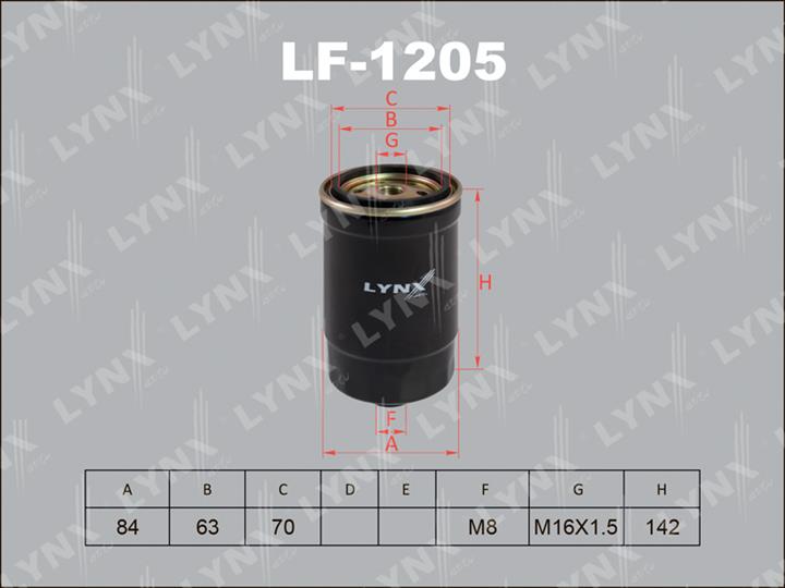 LYNXauto LF-1205 Fuel filter LF1205